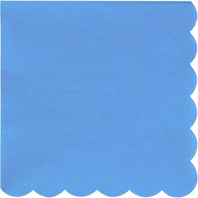 Meri Meri Bright Blue Small Napkins | Amazon (US)