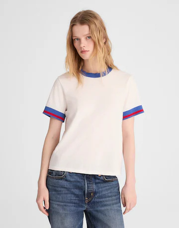 The Relaxed Varsity Tee in Vintage Jersey | Madewell