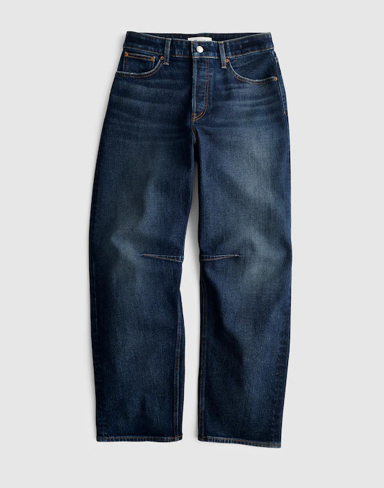 The Curvy Darted Barrel-Leg Jean | Madewell
