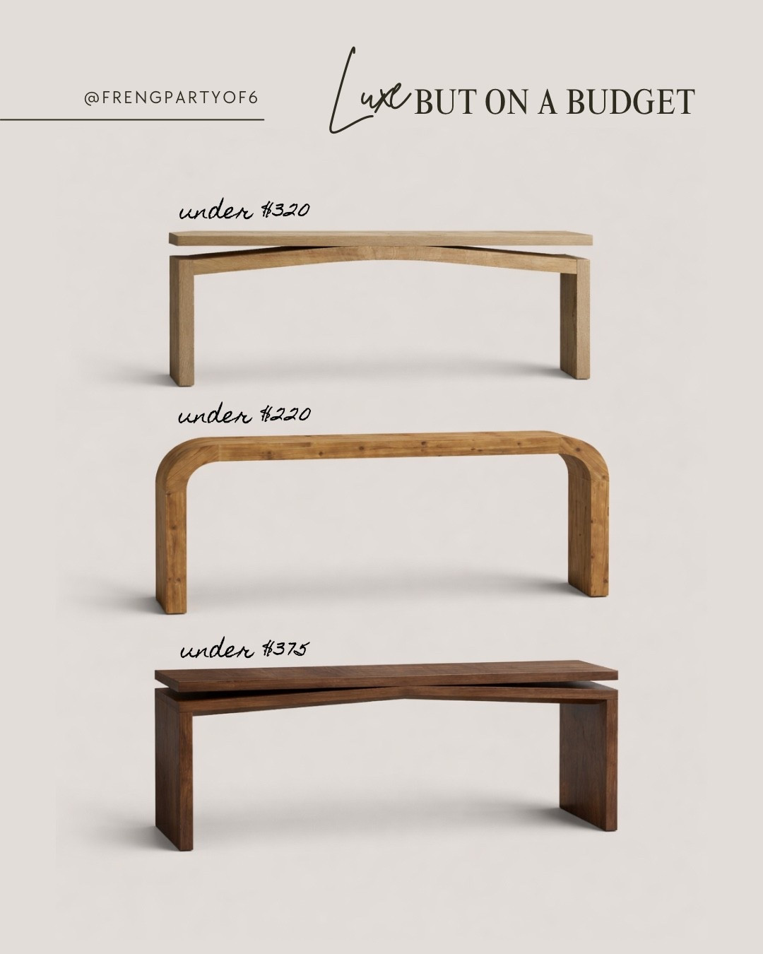 The best console table look-alikes! We have 2 of the Henn console tables that are $1k+. These affordable options look identical !

#LTKSaleAlert #LTKHome