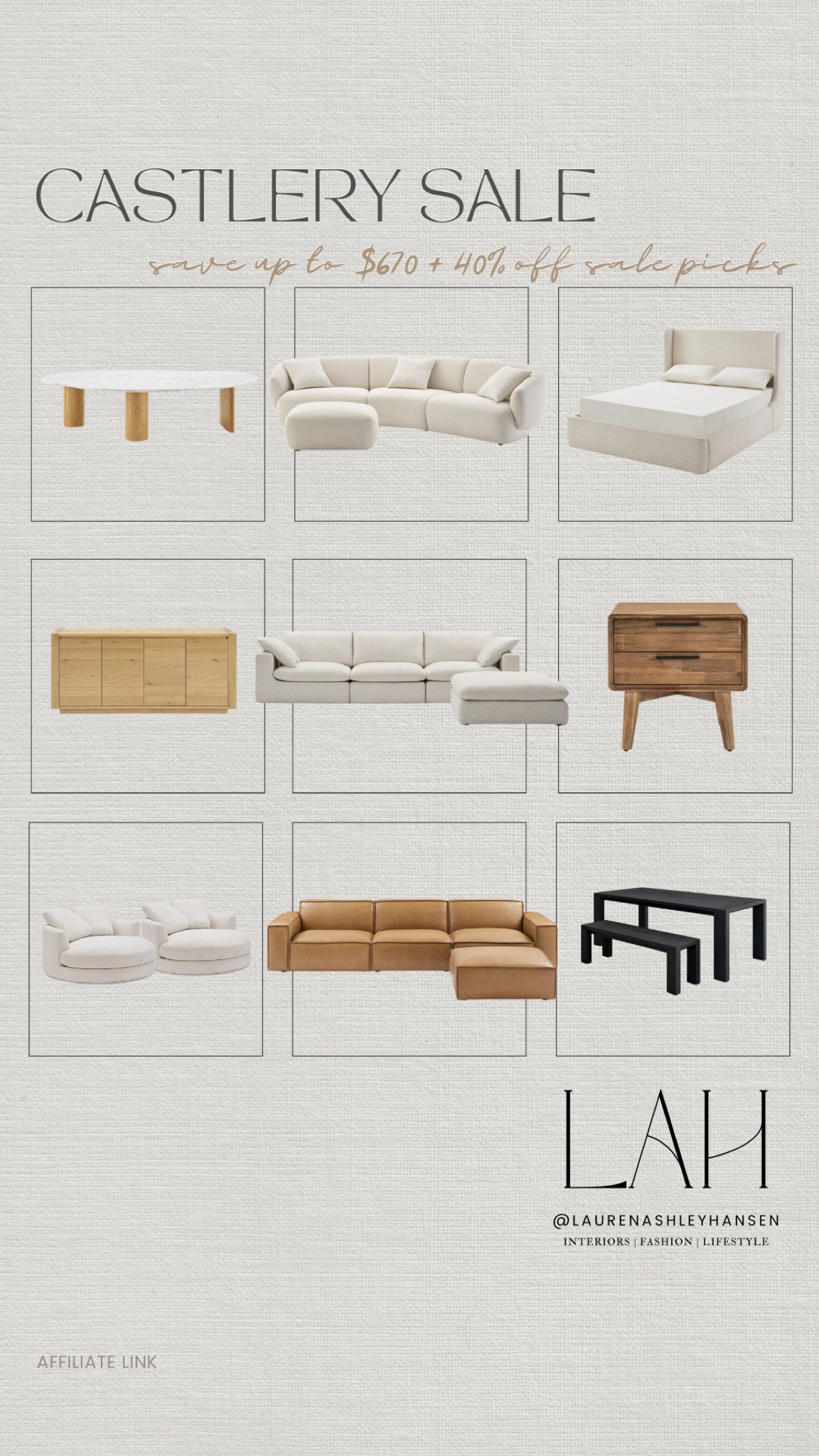 Save up to $670 off + 40% off sale favorites right now at Castlery! Some of my favorite home furniture pieces come from here including Beckham’s storage bed and nightstands, our sofa and more! 

#LTKSaleAlert #LTKHome #LTKStyleTip