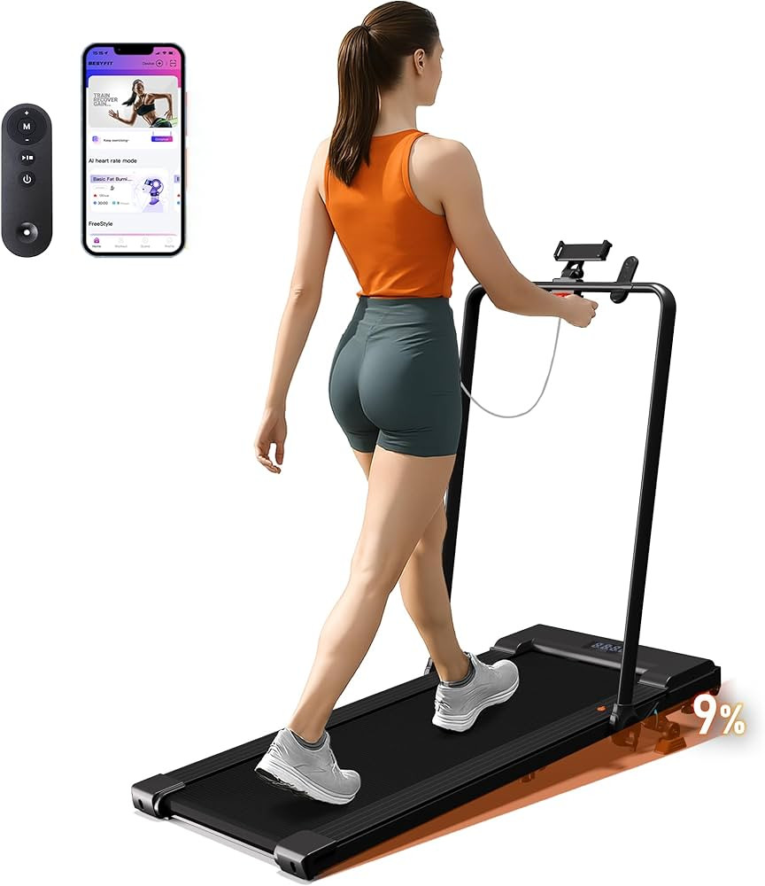 Lichico Walking Pad Under Desk Treadmill，Portable Small Treadmills for Home and Office，Super ... | Amazon (US)