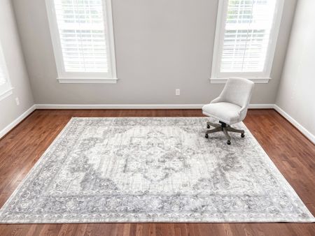 Affordable gorgeous neutral area rug. So pretty, so soft. Great price. This size is 8x10. The linen office chair was a HomeGoods find, but I linked some similar ones!

#LTKhome