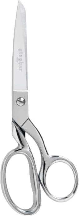 Gingher Dressmaker's Fabric Scissors, 8" Stainless Steel Shears, Sharp Knife Edge Steel Sewing Scissors with Protective Sheath, Sewing Scissors for Fabric Cutting and Tailoring, Holds Fabric Flat | Amazon (US)