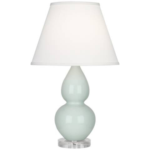 Robert Abbey Ceramic Celadon Small Double Gourd Accent Lamp | Lamps Plus
