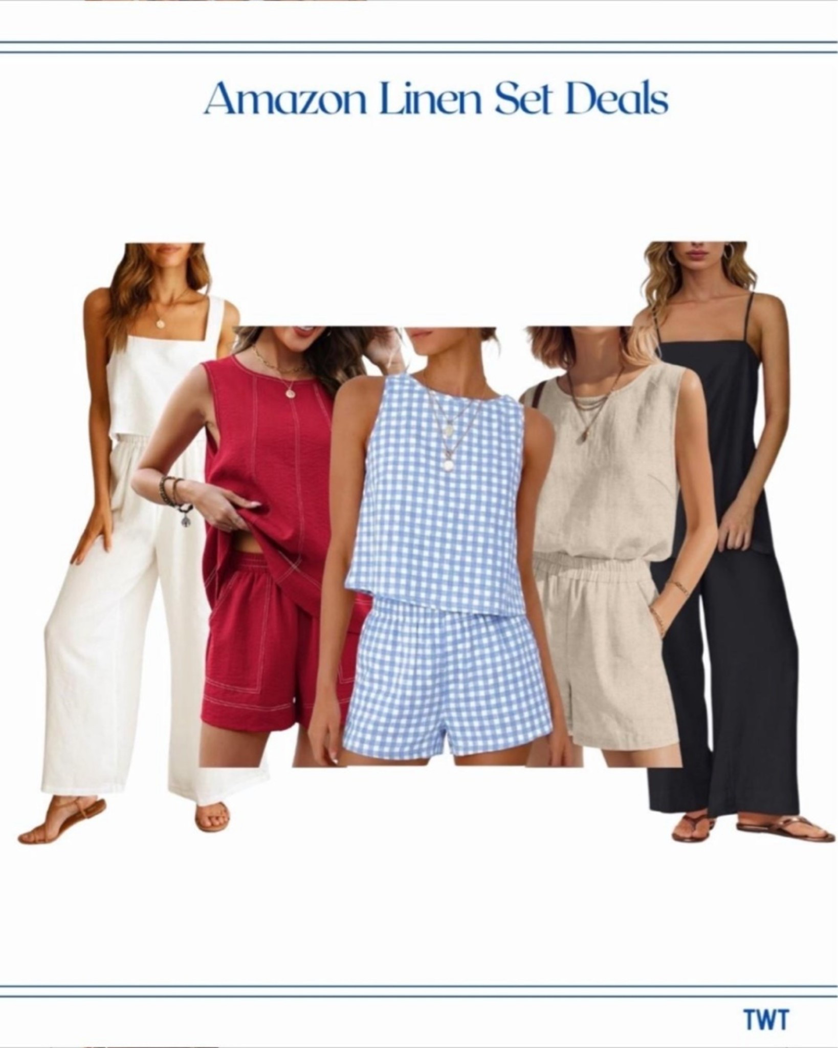 Amazon Linen Set Deals

#LTKootd #LTKSaleAlert #LTKOver40