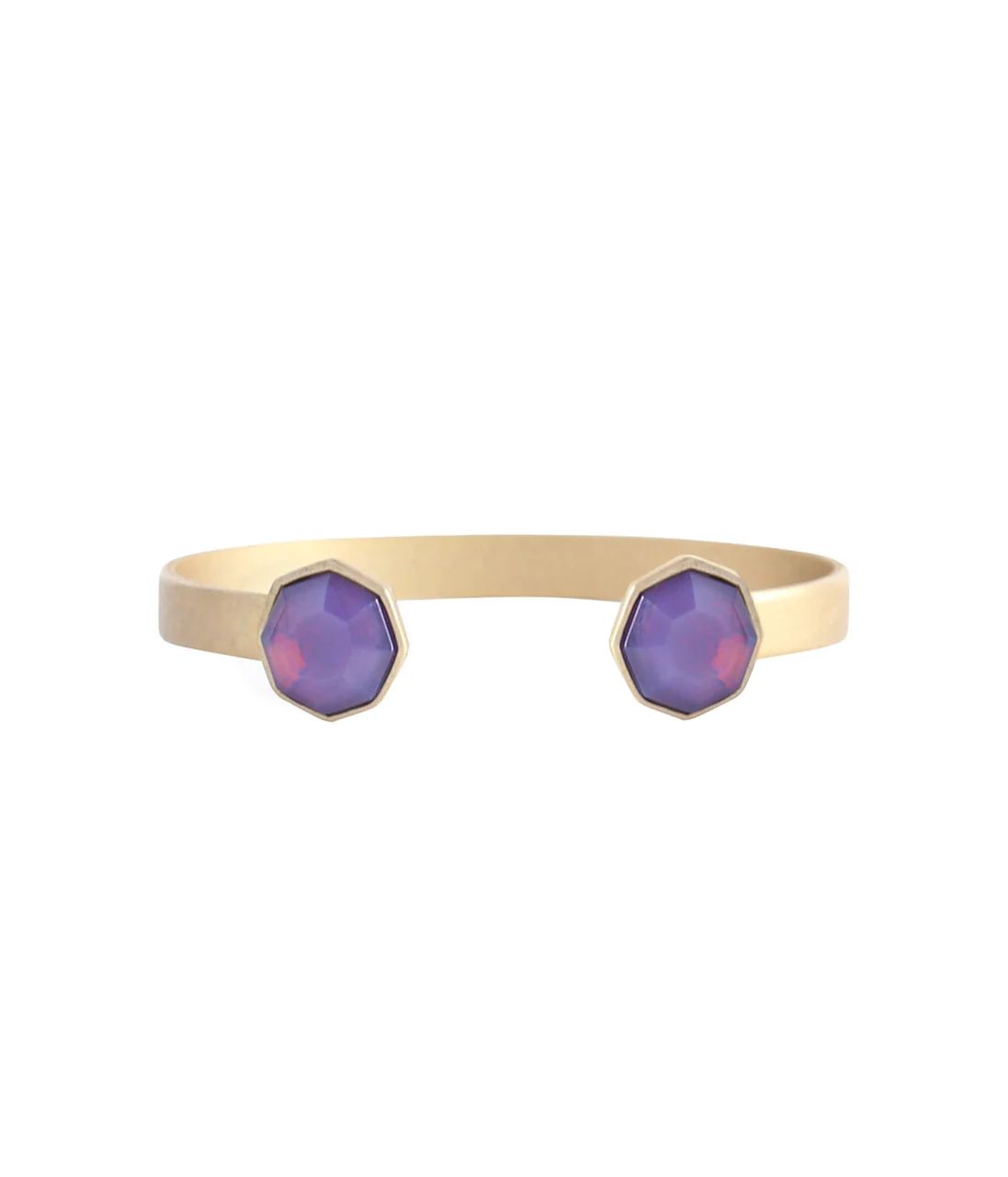 OCTAVIA CUFF IN PURPLE OPAL | Loren Hope Designs