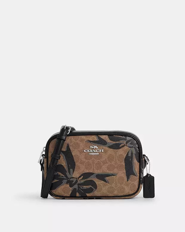 Jamie Camera Bag In Signature Canvas With Bow Print | Coach Outlet US