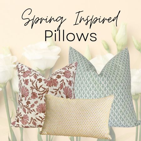 Spring Inspired Pillows | Spring Pillows | Patterned Pillows | Floral Pillows | Spring Collection| Spring Decor | Home Decor

#LTKhome #LTKSeasonal #LTKstyletip
