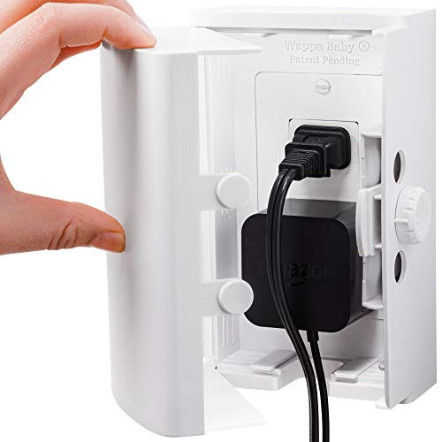 Outlet Cover BOX Baby Proofing (2 Pack) Patented Dual-Lock for Much Better Toddler Proofing, Easier Operation, Simple 3 Step Install with Included Screws. Provides Extra Space Inside for Plugs (White) | Amazon (US)