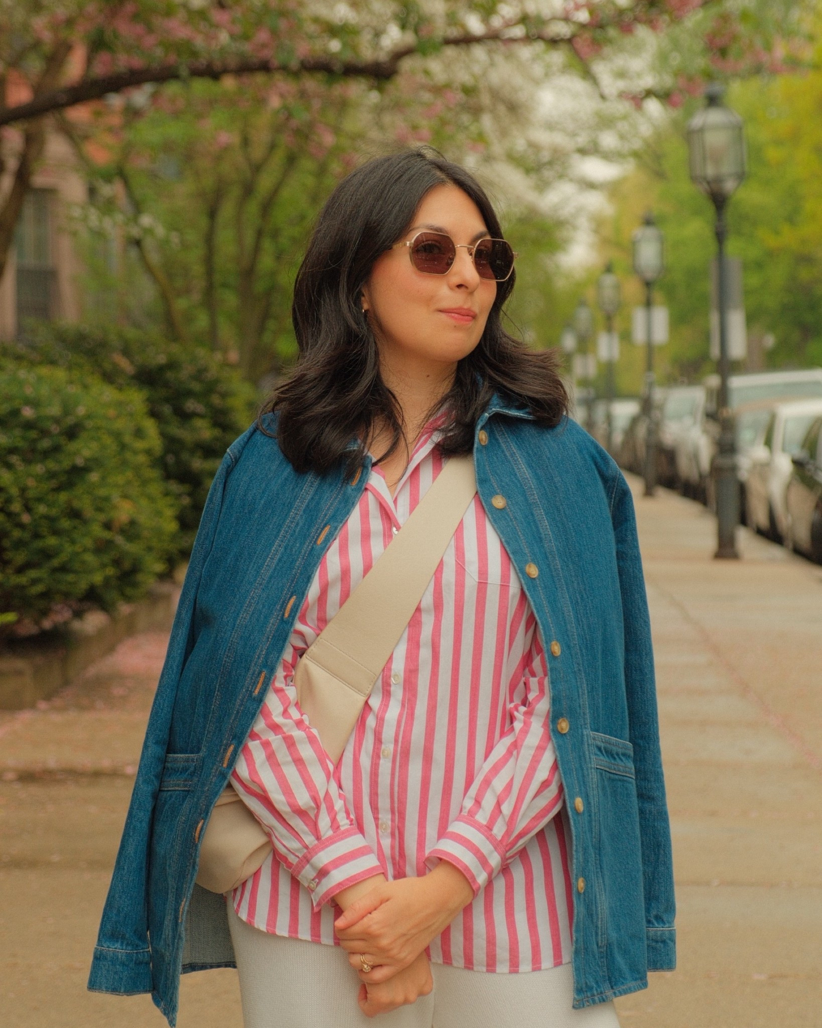 Max shirt from Sézane size 2
Will jacket size XXS (runs TTS)
Bag from Cos 

#LTKSeasonal #LTKPetite #LTKStyleTip