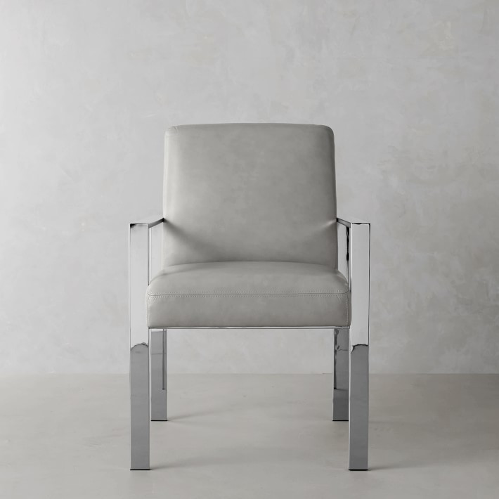Mercer Leather Dining Armchair | Williams-Sonoma