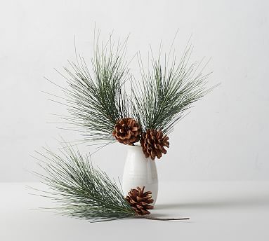 Faux Evergreen & Pinecone Vase Filler | Pottery Barn (US)