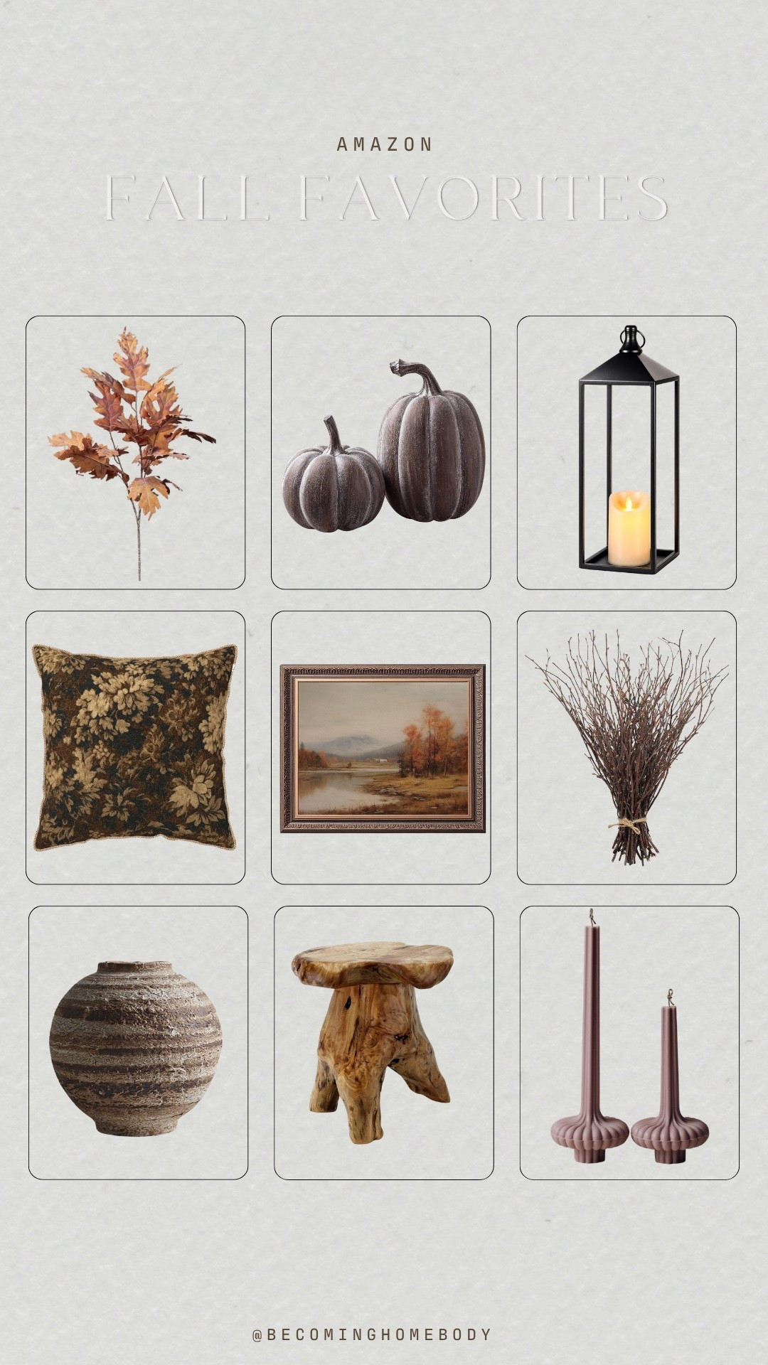 Amazon home fall decor 🤎🍂 My favorite fall decor for a cozy and curated, but earthy and neutral home.

#LTKHome #LTKSeasonal