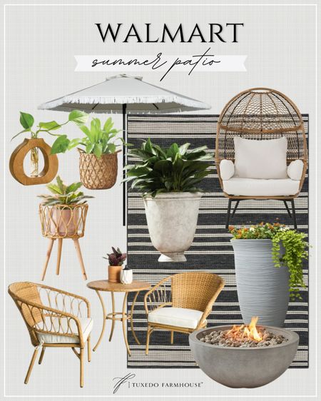 Walmart - Summer Patio

Patio set, Spring, home decor, outdoor, porch, backyard, planters, vases, rugs, umbrellas, fire pits, plants, rattan 

#LTKhome #LTKparties #LTKSeasonal