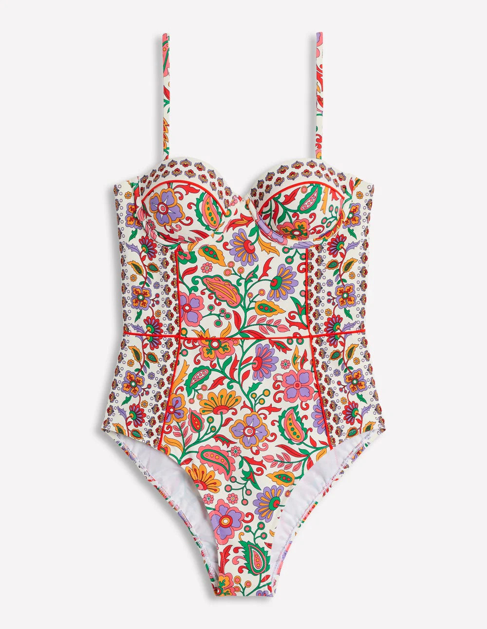 Rhodes Cup-Size Swimsuit-Multi, Oriental Paradise | Boden (US)