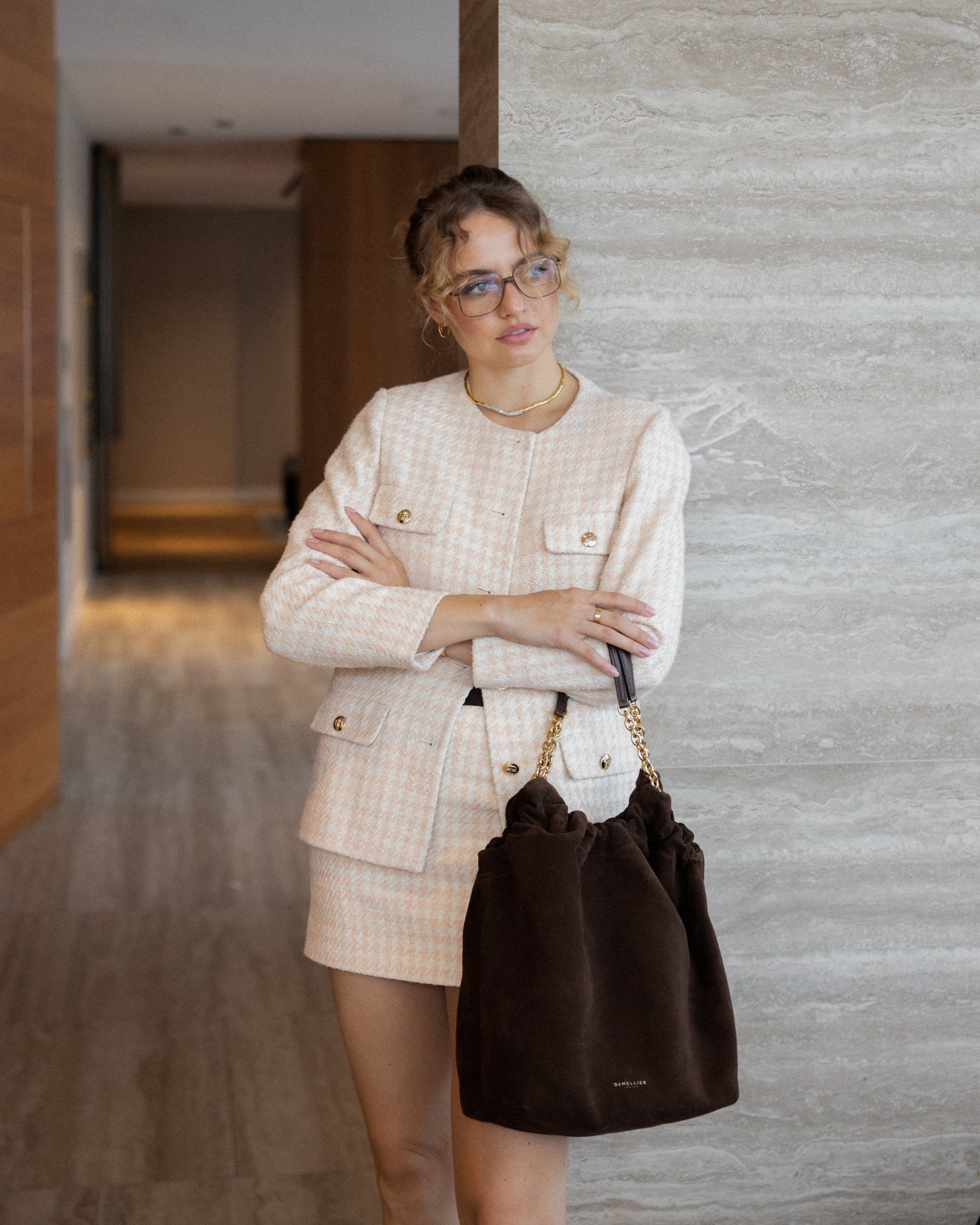 Soft tweed and rich suede — a timeless look with a modern rhythm 🤎✨

#LTKItBag