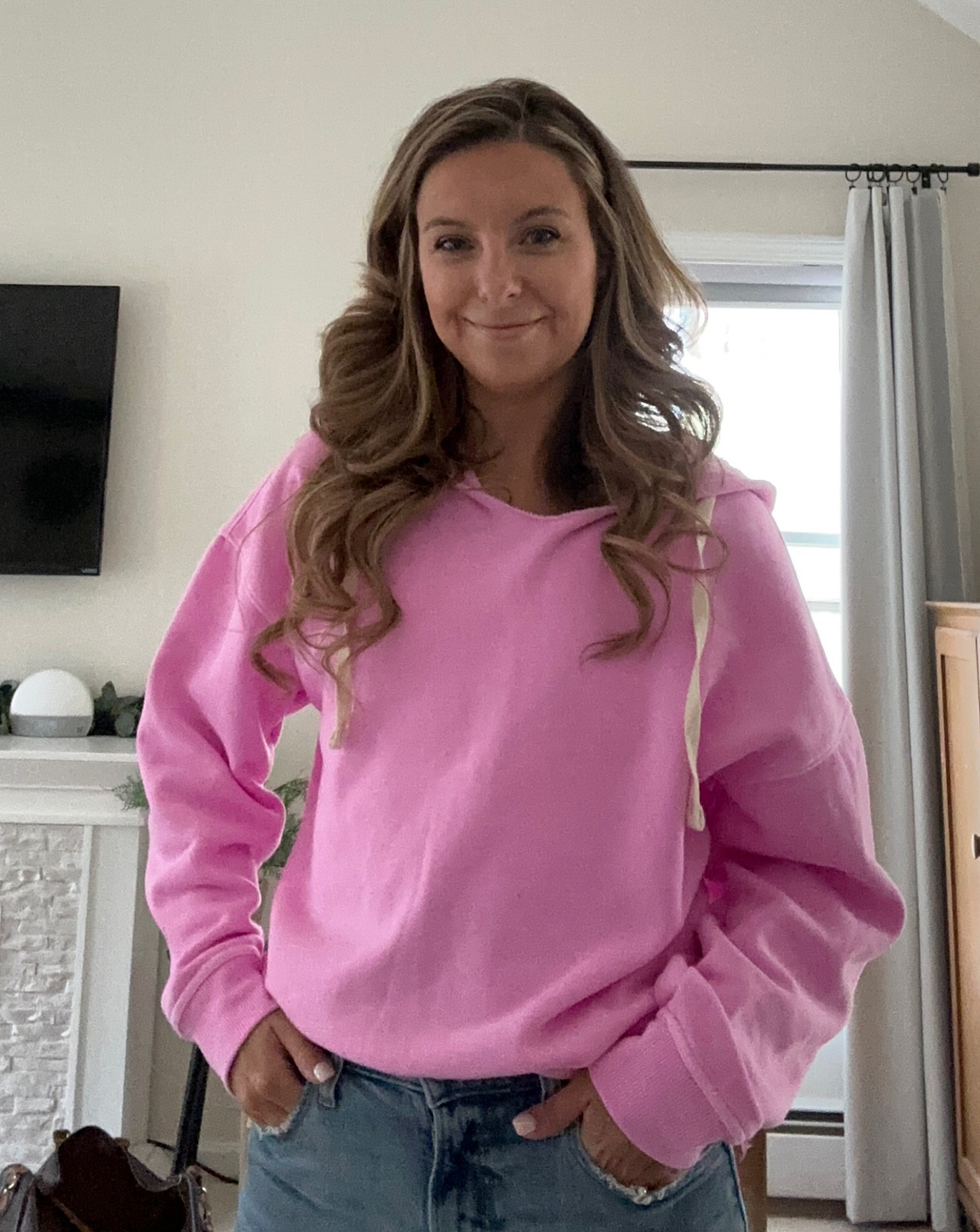 Bubble gum pink sweatshirt

#LTKSeasonal #LTKunder50 #LTKstyletip