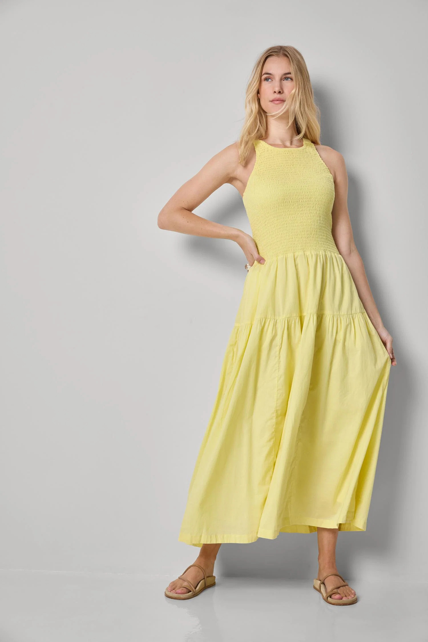 Smocked Bodice Maxi Dress | Lilla P