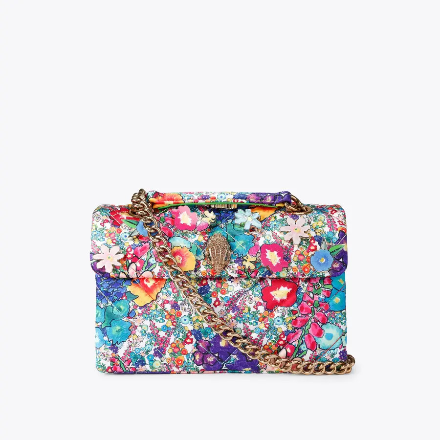 KENSINGTON BAG FLOWER Floral Multi-Colour Bag by Kurt Geiger London | Kurt Geiger US
