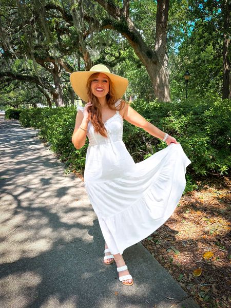 White maxi dress from
Pink lily in size small ! Code: JUNE20 

#LTKFind #LTKtravel #LTKstyletip