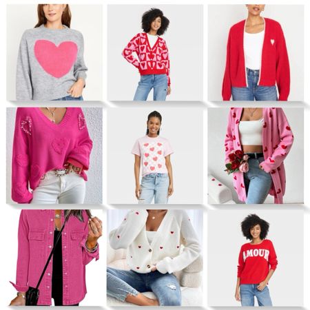 Can you believe we’re in the last few days of January?! With February comes #galentinesday and #valentinesday and I’ve rounded up some cute Valentines sweaters, jackets and tees for you so you’ll be ready when February 13th & 14th arrive! 

#valentines #galentines #valentinesoutfit #redandpink 

#LTKSeasonal #LTKfindsunder50 #LTKstyletip