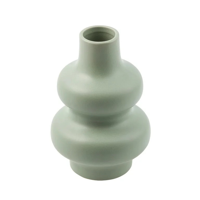Beautiful Ceramic Bubble Vase by Drew Barrymore, 7", Sage Green | Walmart (US)