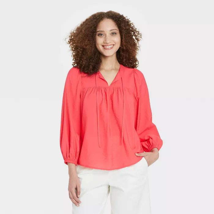 Women's Long Sleeve Blouse - A New Day™ | Target