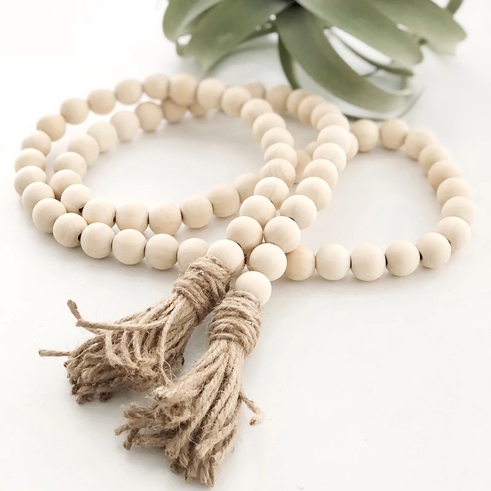 Cinda Rural Wooden Beads Rope Ornament Pendant | Wayfair North America