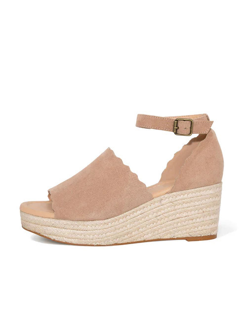 Nayeli Scalloped Espadrille Wedge | VICI