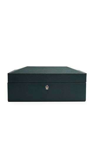 Wolf 1834 British Racing 8 Piece Watch Box in Green | FWRD 