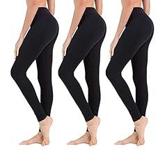 High Waisted Leggings for Women - Soft Athletic Tummy Control Pants for Running Cycling Yoga Work... | Amazon (US)
