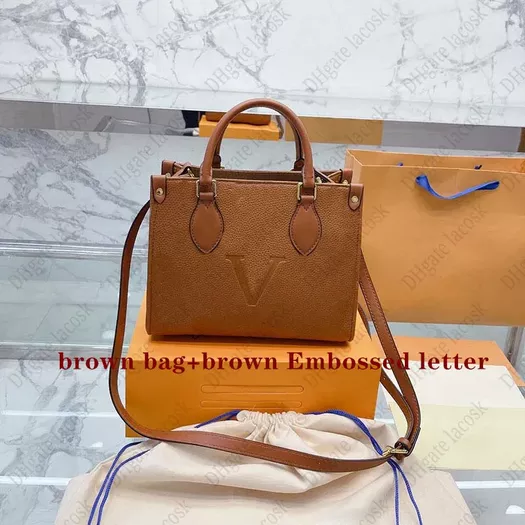 Designer Bags Women Bag Handbags Embossed Flower Monograms Onthego