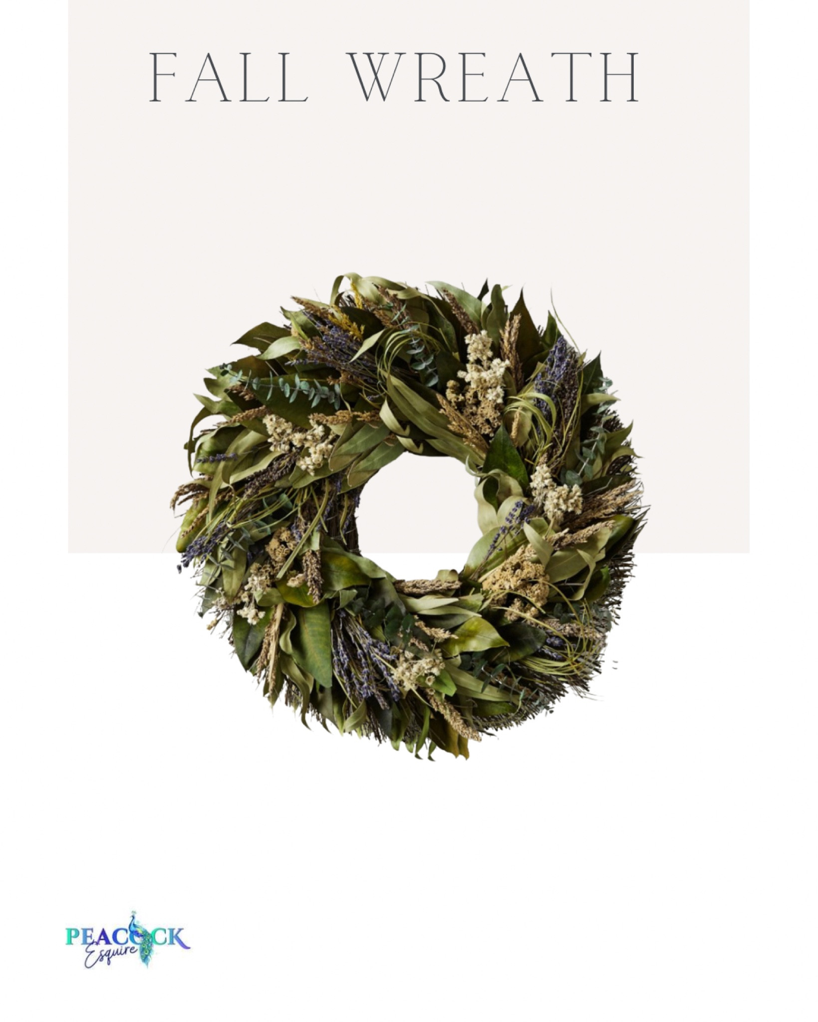 Lavender Wreath for fall!

Fall wreath from Williams Sonoma 

#LTKhome #LTKstyletip #LTKSeasonal