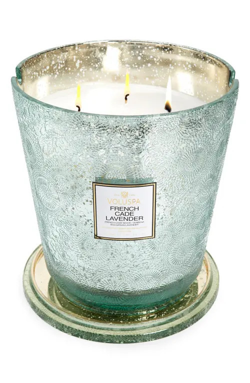 Voluspa Japonica French Cade Lavender Lidded Hearth Candle at Nordstrom | Nordstrom