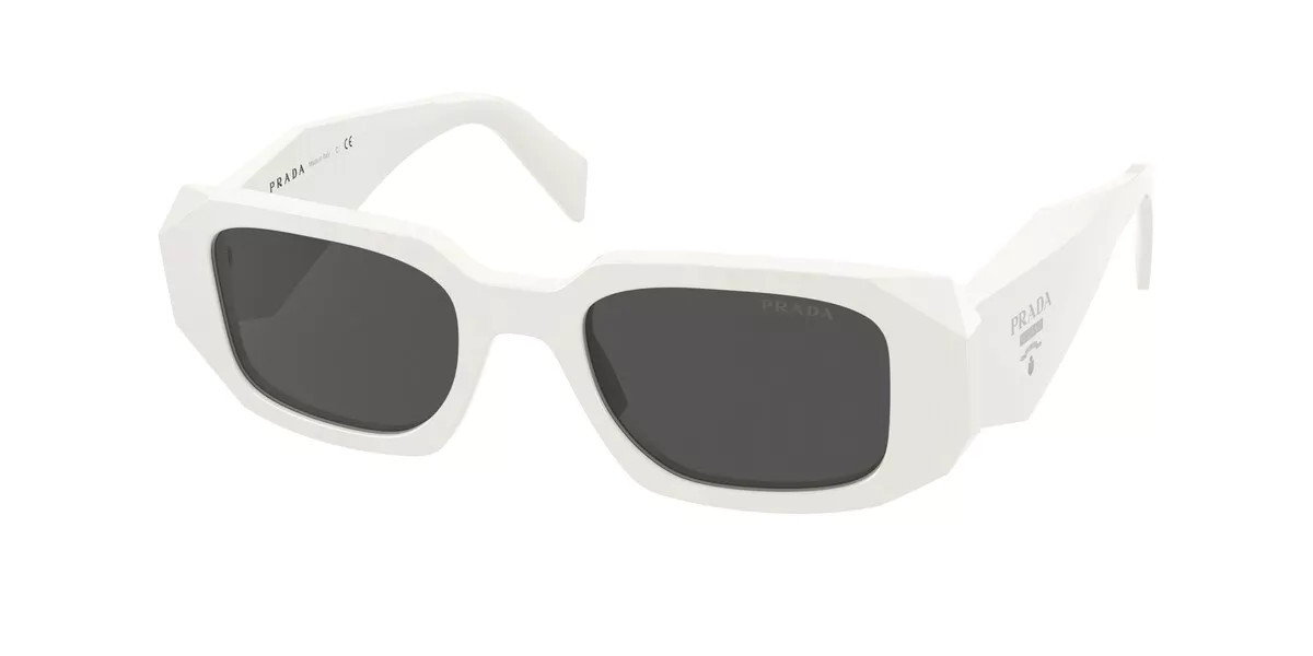 Prada PR 17WSF Symbole Asian Fit 1425S0 Women’s Sunglasses White Size 51 | SmartBuyGlasses Global