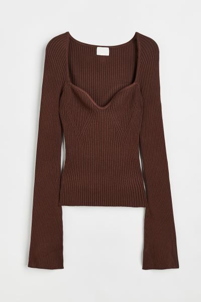 Rib-knit jumper | H&M (UK, MY, IN, SG, PH, TW, HK)