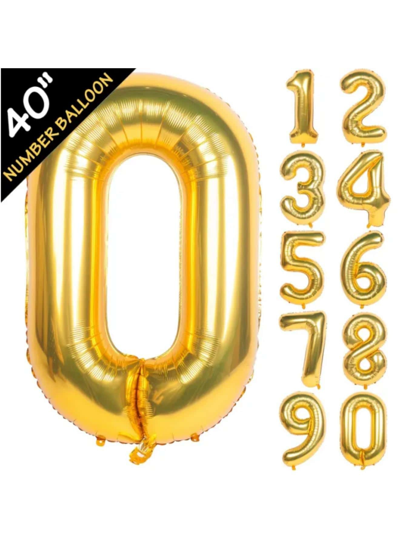 1pc Number Shaped Decorative Balloon | SHEIN