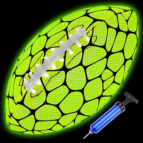 Jasonwell Glow in The Dark Football - Strong Grip Light Up Football Toy Stuff Sports Balls for Bo... | Amazon (US)