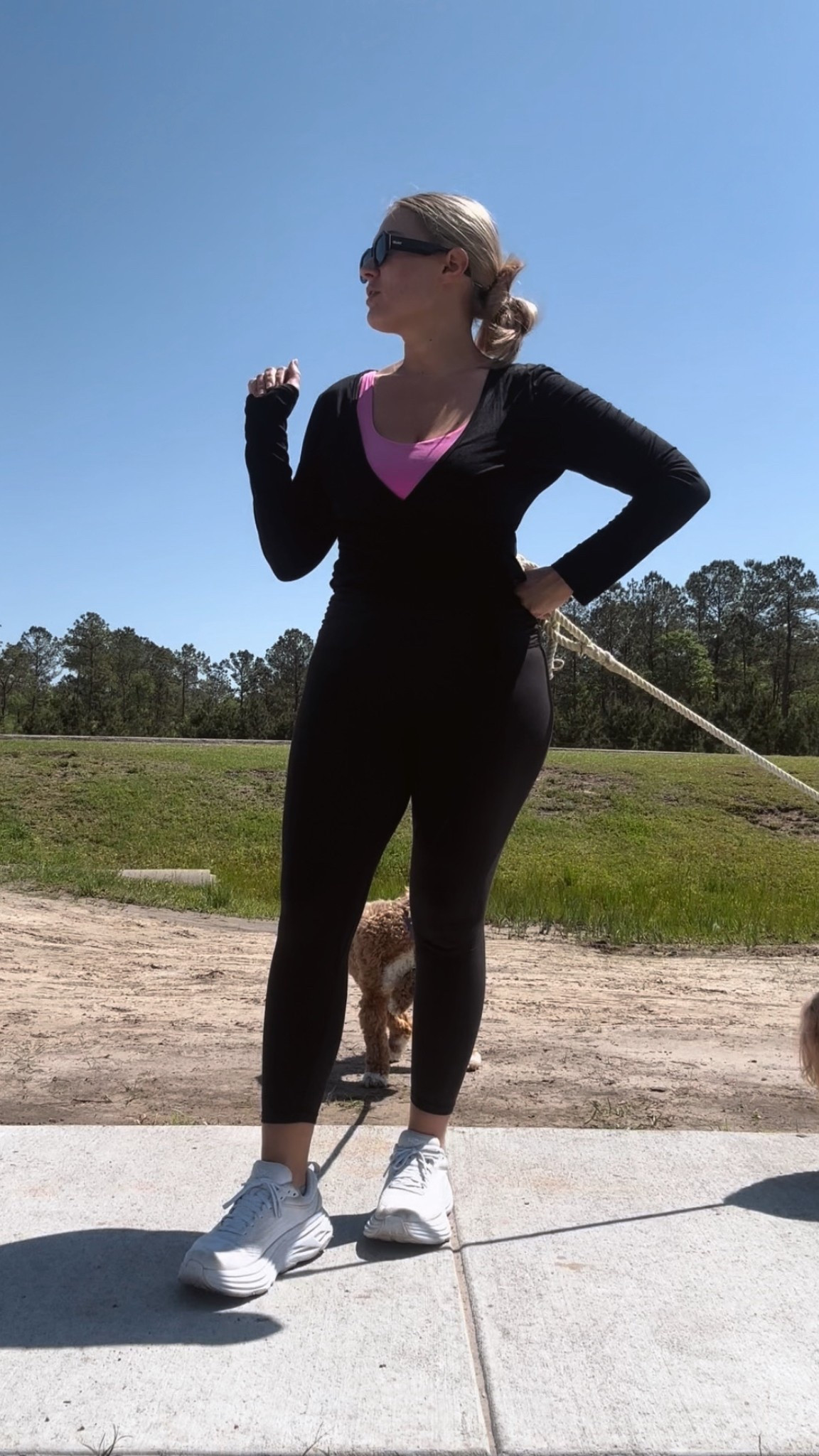 Hot girl walk outfit! 🤪 
Tank: size large, Code: LIV
Leggings: size medium 

#LTKActive #LTKStyleTip #LTKMidsize