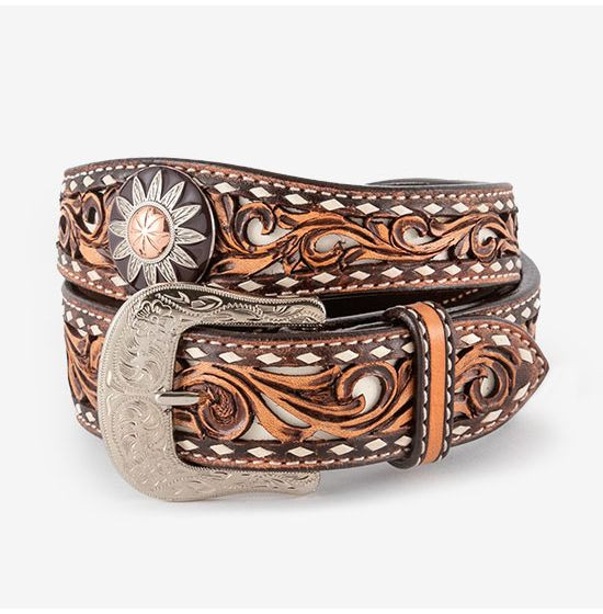 Circle Y White Daisy Belt | Rod's Western Palace/ Country Grace