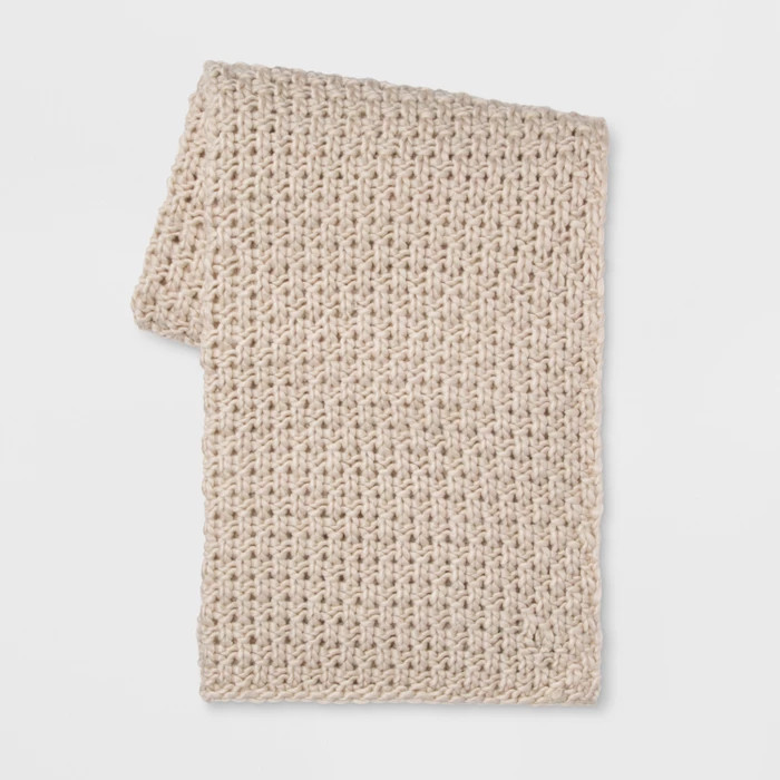 Chunky Knit Throw Blanket - Threshold™ | Target