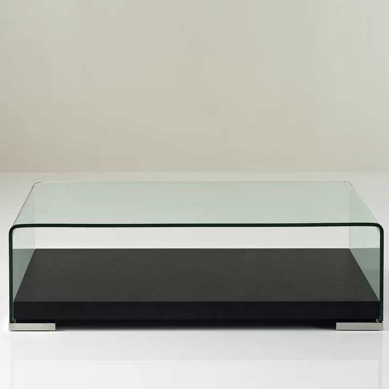 Orren Ellis Seymour Glass Top Coffee Table & Reviews | Wayfair | Wayfair North America