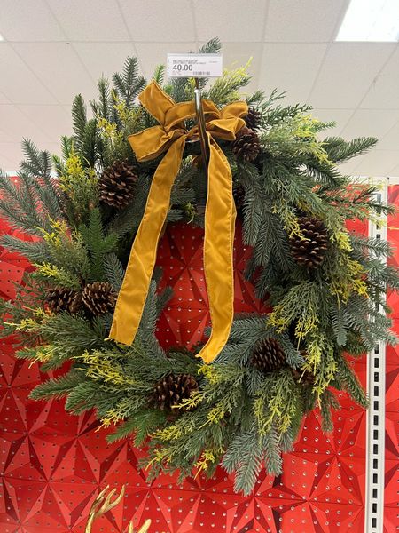 New Christmas wreath 
Target wreath 

#LTKHoliday #LTKunder50 #LTKhome