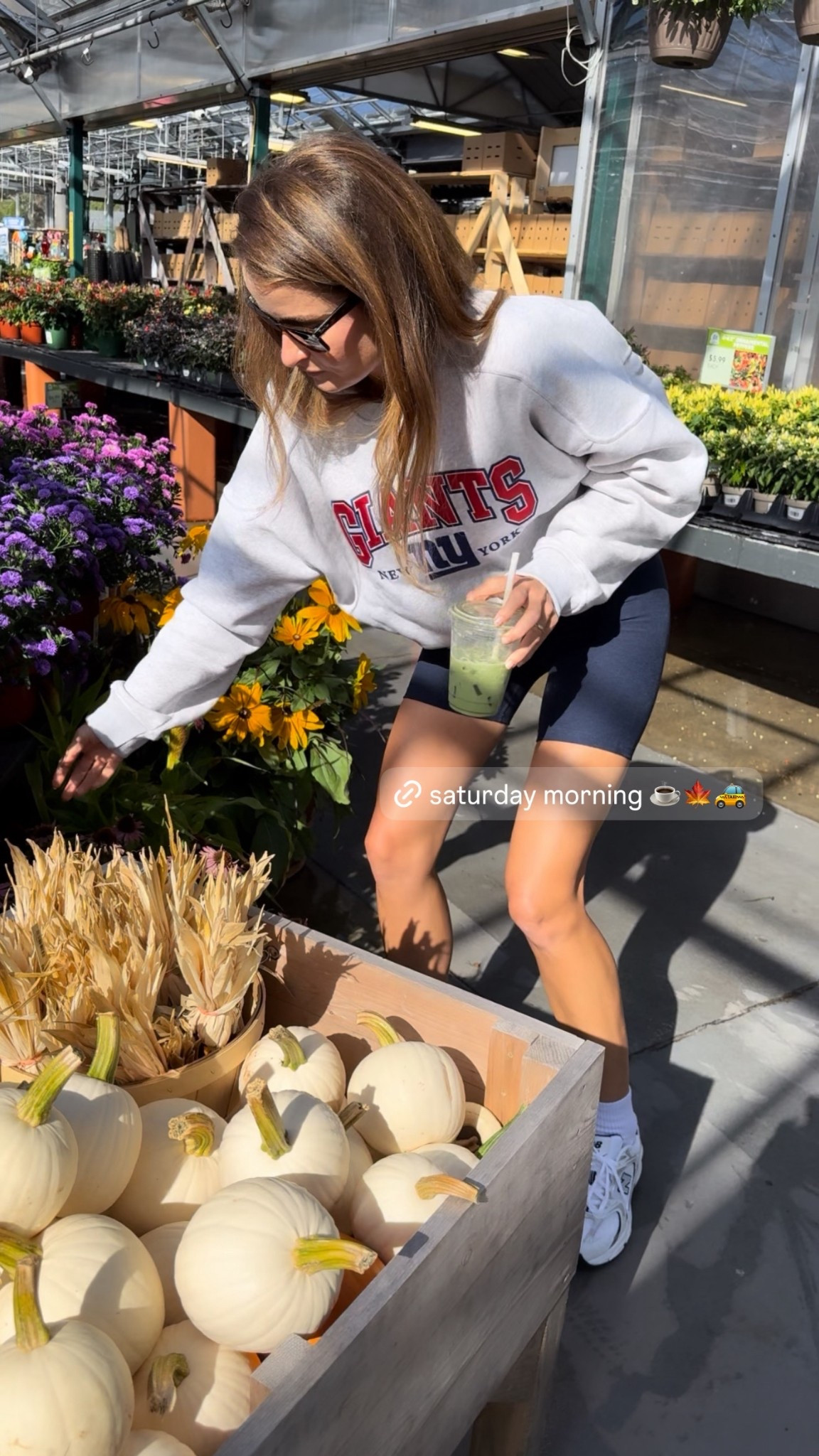 The perfect outfit formula for weekend errands especially for those crisp Fall days. New NFL by Abercrombie graphic Crew Sweatshirt is a fun way to show support for the local team. It’s a soft and warm crewneck with a retro look and beautiful graphics. I sized up to a medium for an oversized look and I’m glad I did! • Beyond Yoga Spacedye Keep Pace Biker Short is so flattering. Super lightweight and sporty, this has become a staple in my rotation. • Socks and Earrings are both from Amazon. AMAZING price points for such great quality socks and earrings I wear pretty much every day. Add a pair of my favorite Ray-Bans and we’re all set for a weekend of errands  

#LTKFindsUnder50 #LTKActive #LTKStyleTip