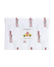 Vintage Ski Club Sheet Set | Marshalls