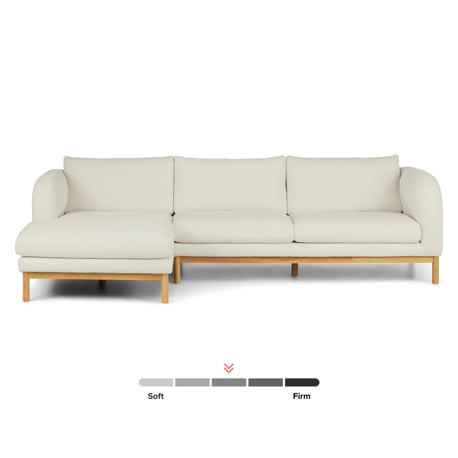 Kinso 115" Left Sectional - Buckler Ivory | Article