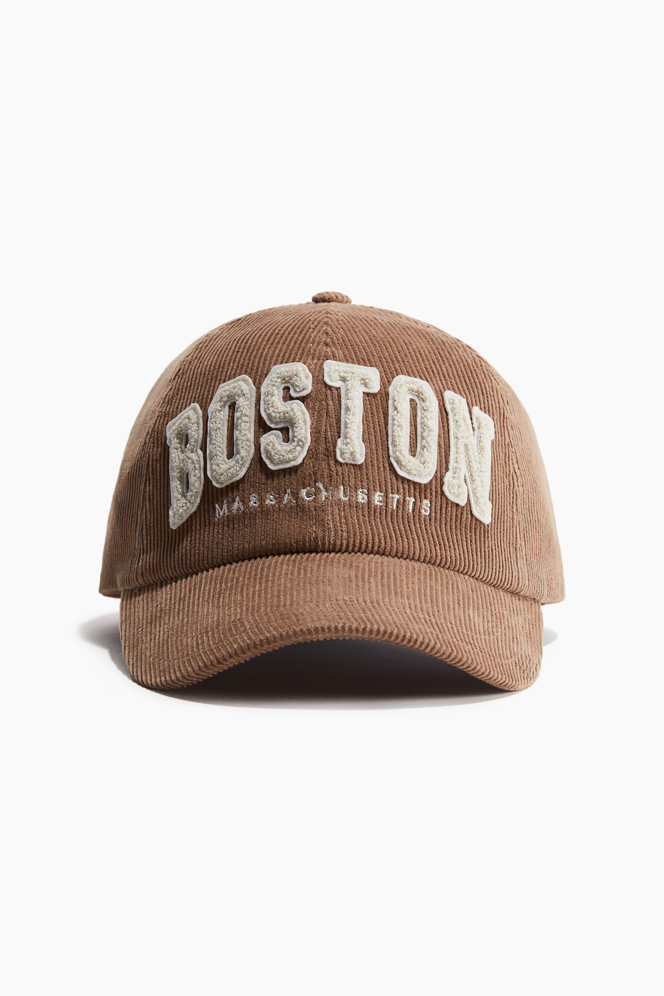 Corduroy Cap - Dark beige/Boston - Ladies | H&M US | H&M (US + CA)