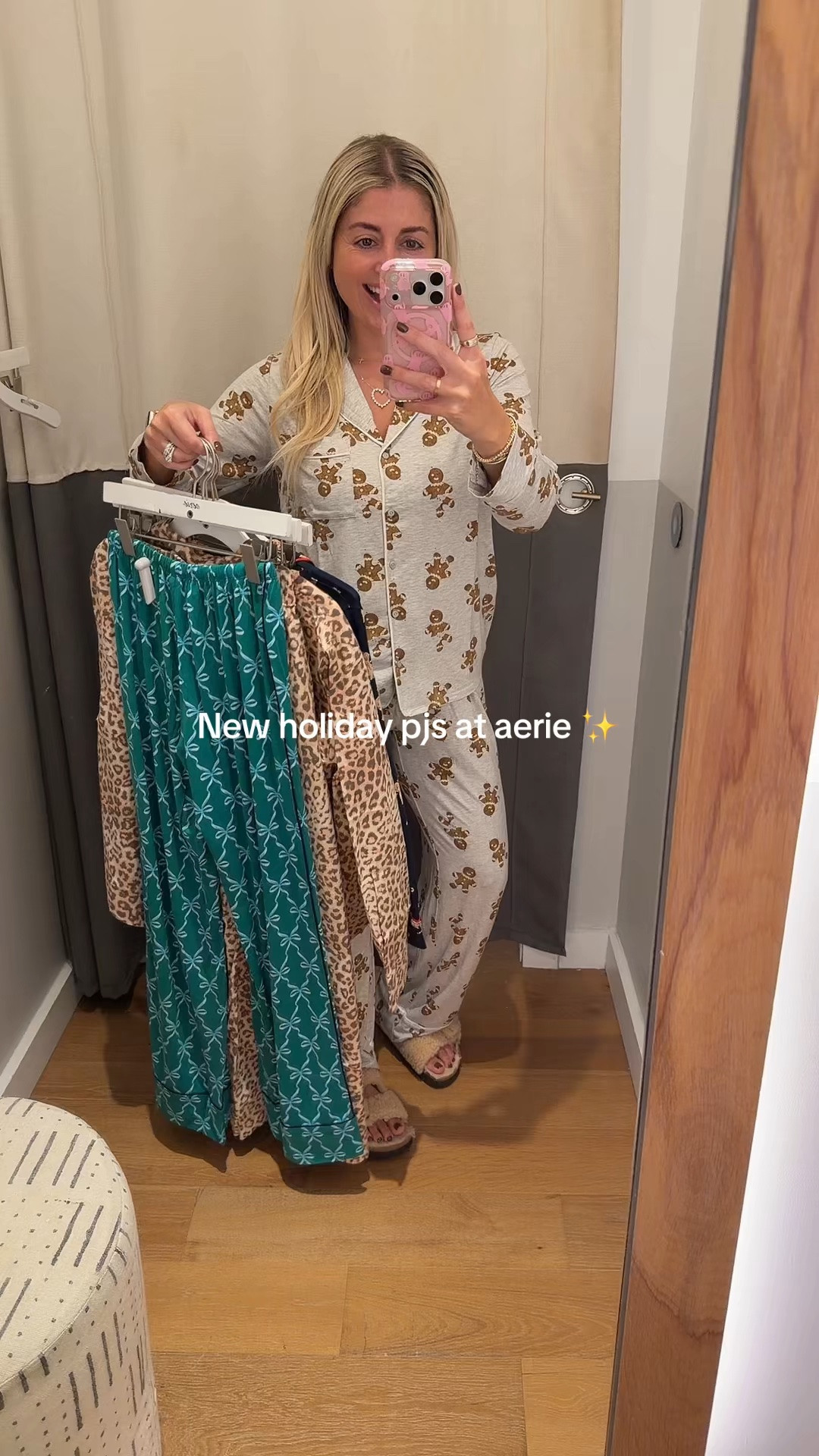 New real soft holiday pjs @Aerie 
Size xs