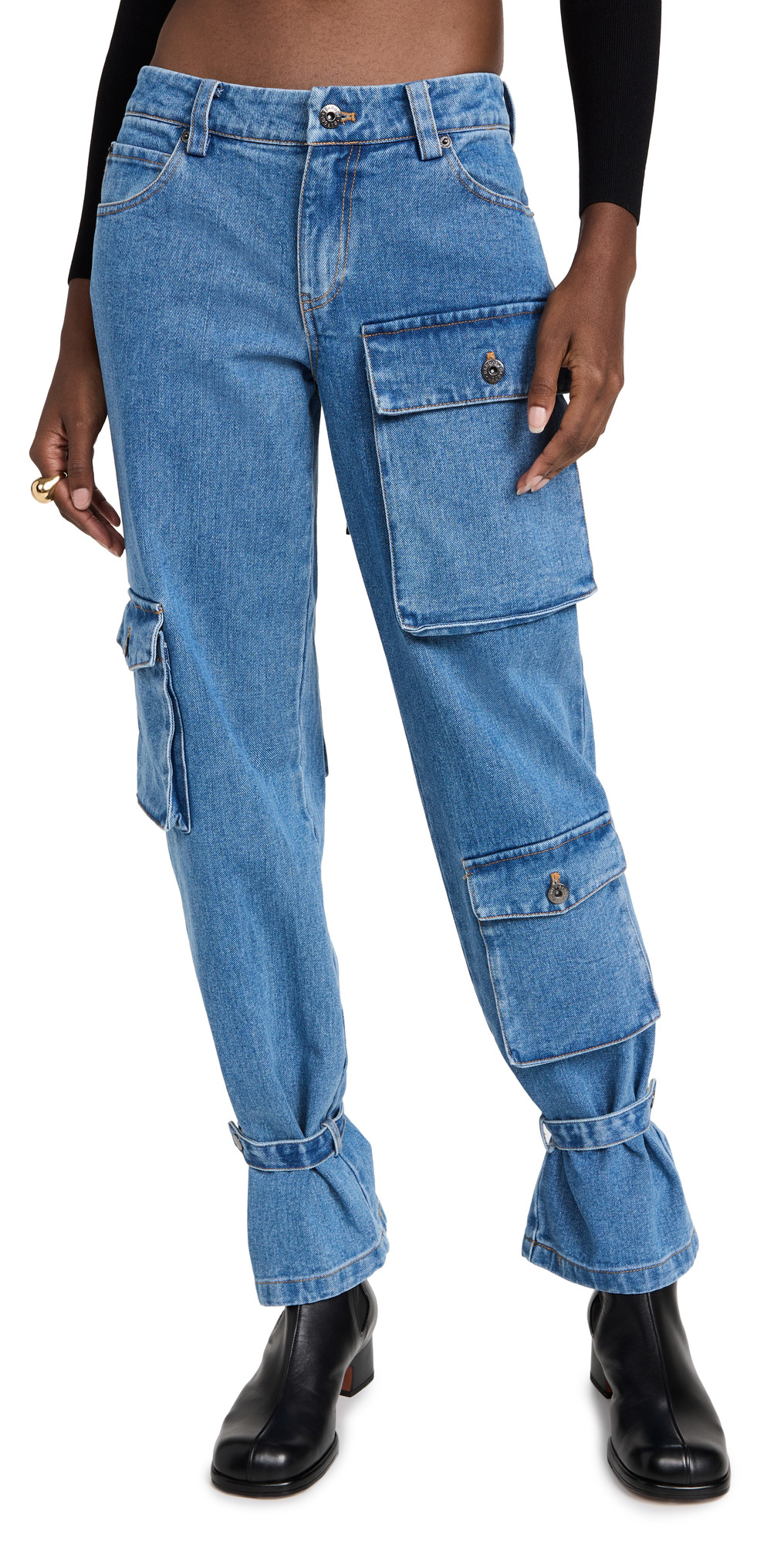 BARDOT Denim Cargo Pants | Shopbop